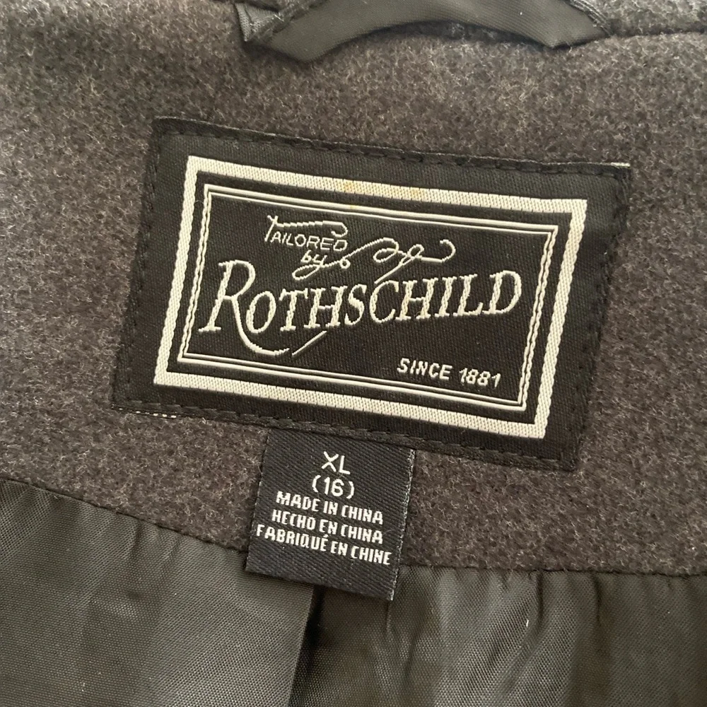 Rothschild Charcoal Hooded Coat - Picture 9 of 15